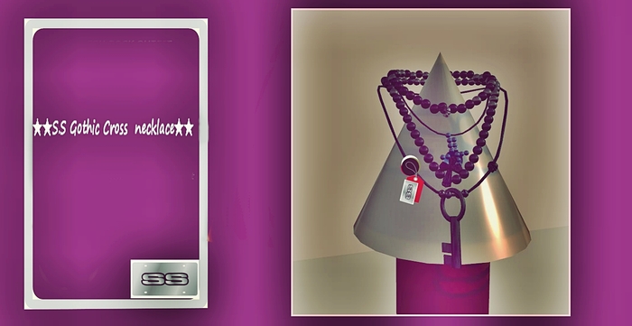 S.S Gothic Cross  necklace