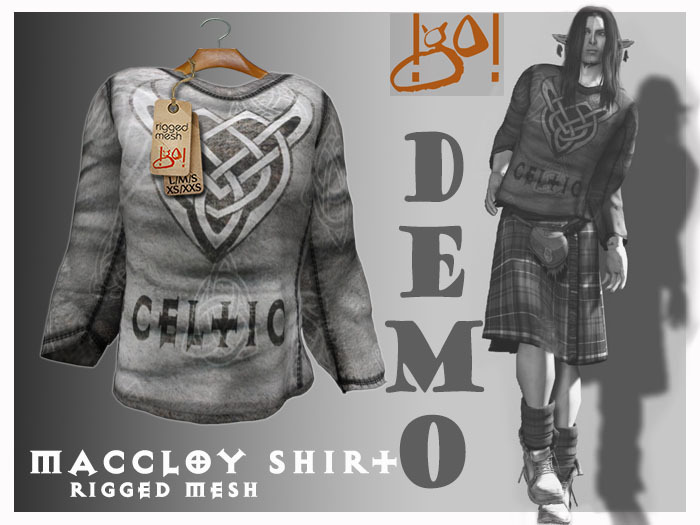 !gO! Maccloy shirt -DEMO-