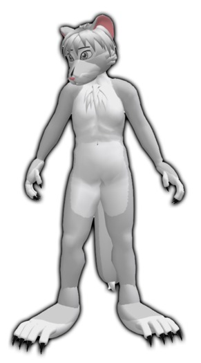 Chipmunk Avatar White