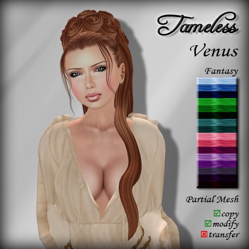 *NEW RELEASE* Tameless Hair Venus (MESH) - Fantasy