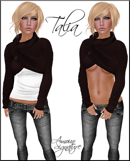 Amour Signature - Talia MESH Outfit - Rust
