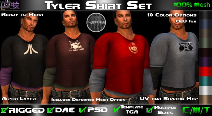 *EVO VT MESH* Tyler Shirt Set 