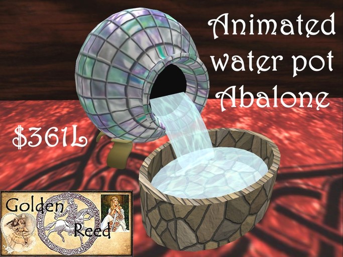 <->PT Abalone water vase animated box