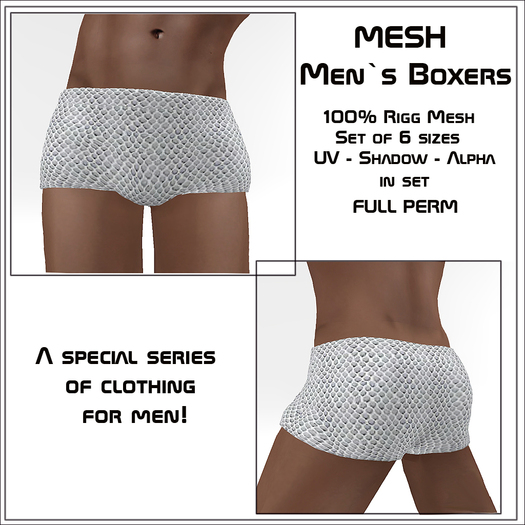 Mesh men's boxers