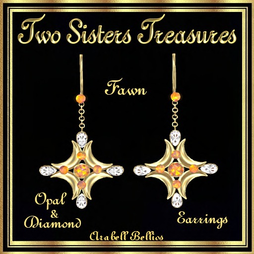 TST - FAWN DIAMOND OPAL EARRINGS YG