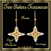 TST - FAWN DIAMOND OPAL EARRINGS YG