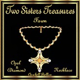 TST - FAWN DIAMOND OPAL NECKLACE YG