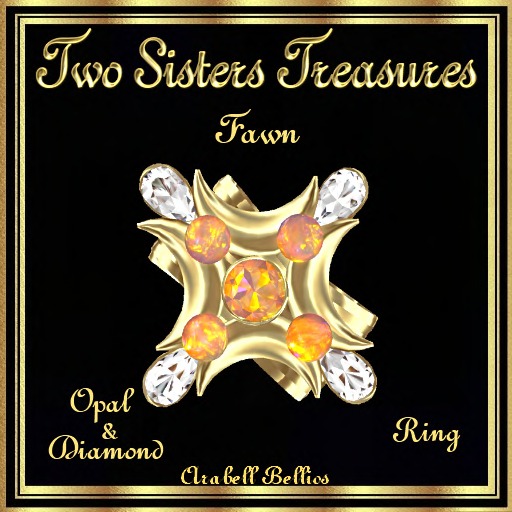 TST - FAWN DIAMOND OPAL RING YG