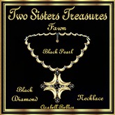 TST - FAWN DIAMOND BLACK PEARL NECKLACE YG