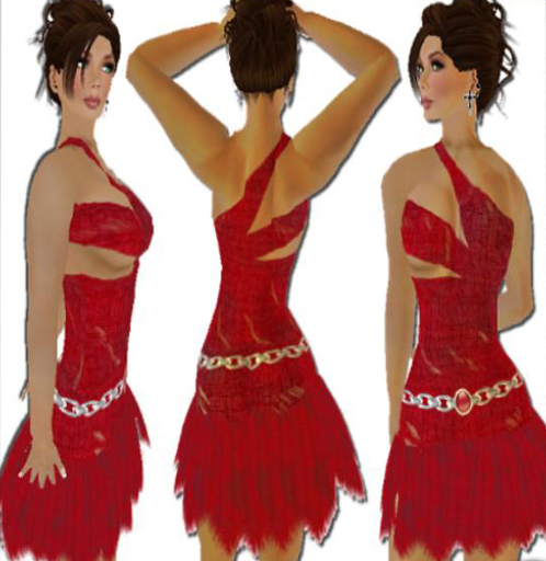 red sexy dress