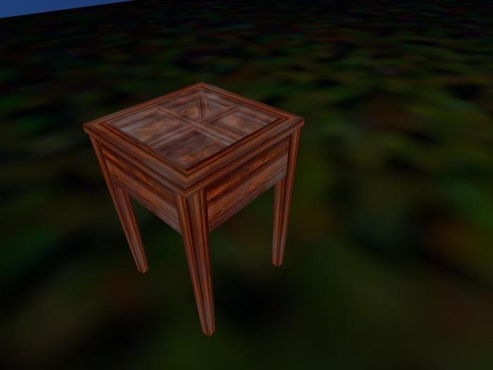 Shadowbox Side Table Wood 5