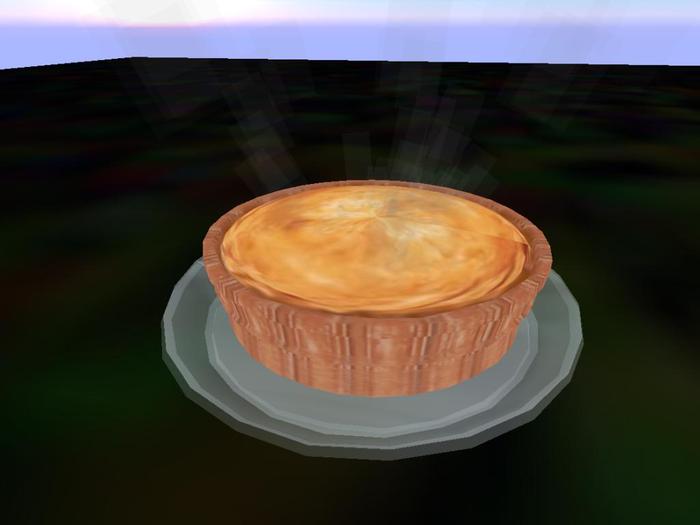 My pie on plate