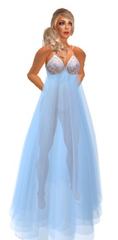 light blue night dress