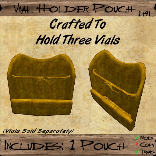 Vial Holder - Gold