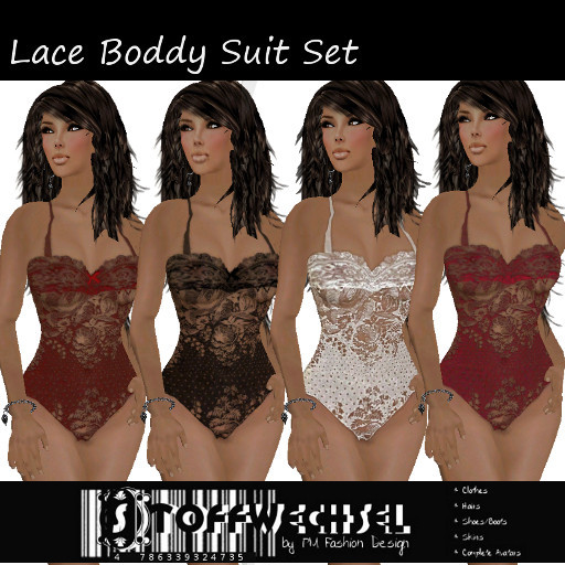 [Stoffwechsel] Lace Boddy Suit Set *boxed*