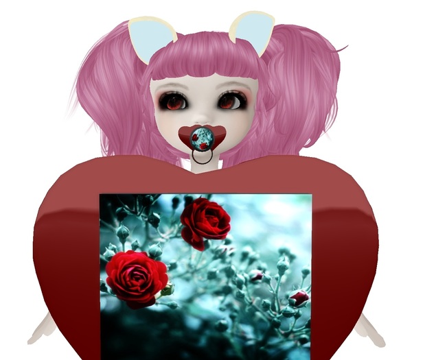 [CoM] 2013 Red Roses & Buds On Blue Binky 014 [BOXED] 