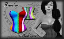 Promo Rainbow Corset - Mesh