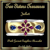 TST - JULIET PINK GARNET SAPPHIRE BRACELET YG