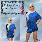 Valeria Mesh_Beach Kaftan bleu