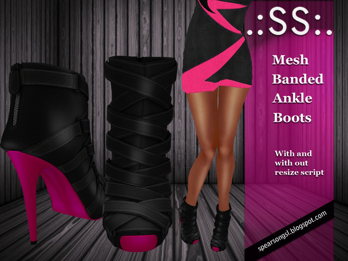 .:SS:. BANDED ANKLE BOOTS DEMO 