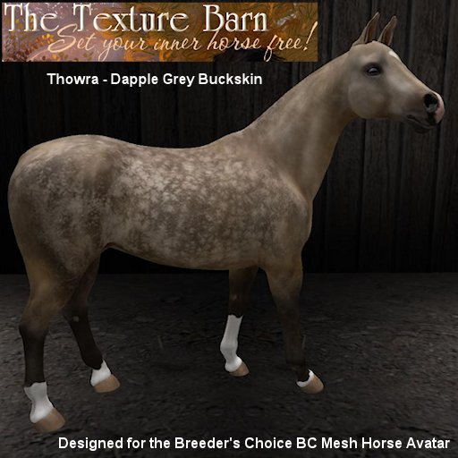 BC - Thowra - Dapple Grey Buckskin Texture Pack