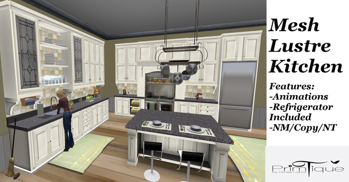 PrimTique Mesh Lustre Kitchen 