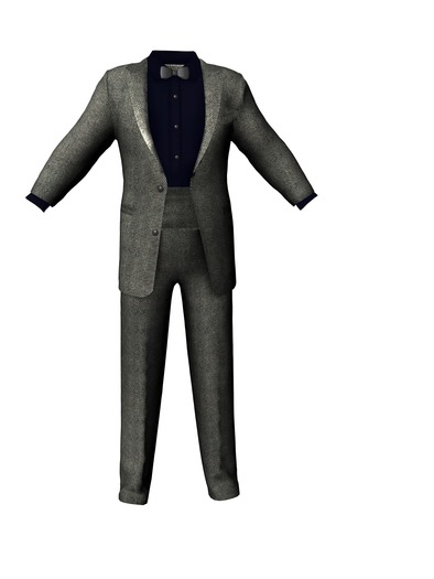 Episimo-Matthew Tweed Suit Blue 