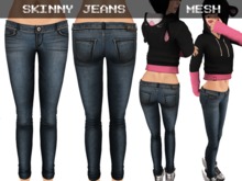 Skinny Jeans Blue - Mesh