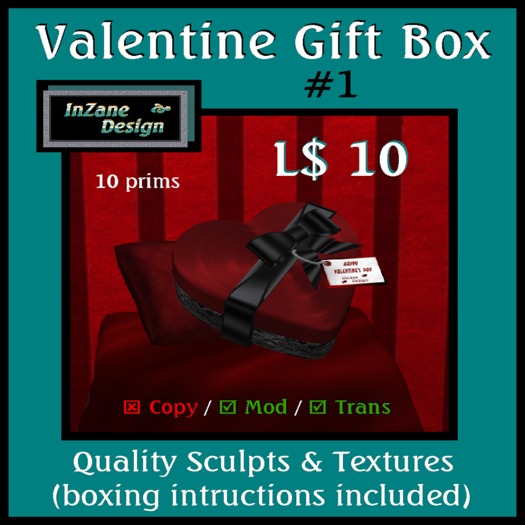 Valentine Gift Box #1 - packed