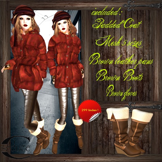 *SEDUCE* Padded Coat outfit