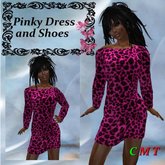 Pinky Panthere Mini Slim Dress