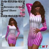 Pinky Mesh Slim Dress  Graphyc2