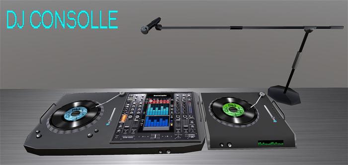 DJ CONSOLLE WITH  MIC