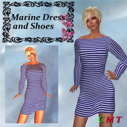 Marine Mini Slim Dress