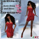 Katie Rouge Fl lys Mesh_Strapless Peplum Dress