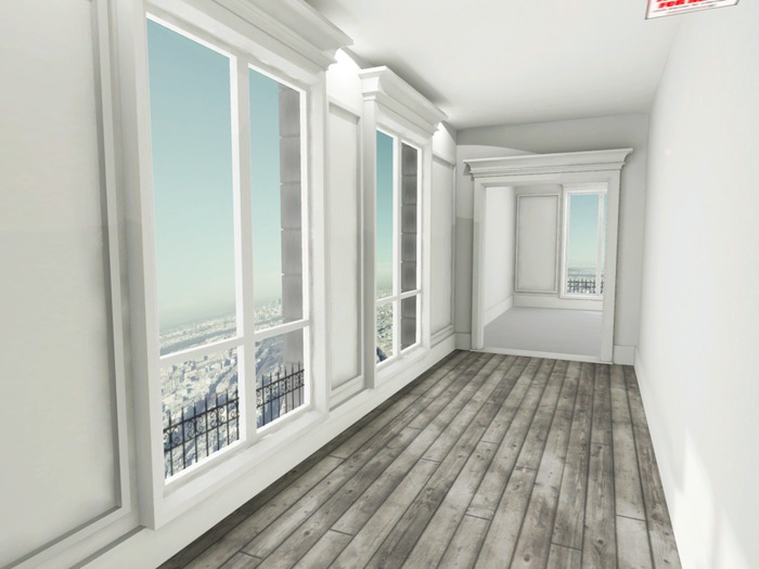 641 Three Room Paris Apartment Skybox for Rent <300L pw