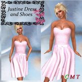 Justine Rose pois blanc Mesh_Zest Dress