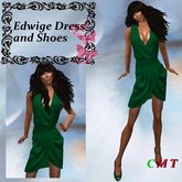 Edwige Vert Mesh tulip shirt dress