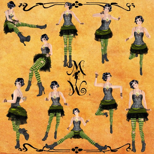 ..::M*W::..*Dolls*Poses Set for Builders