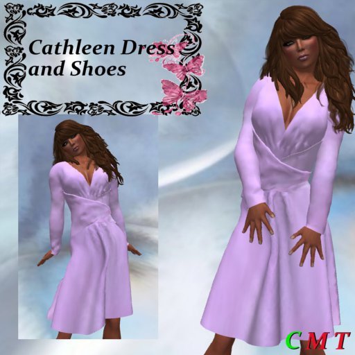 Cathleen  lila Mesh_KM Dress