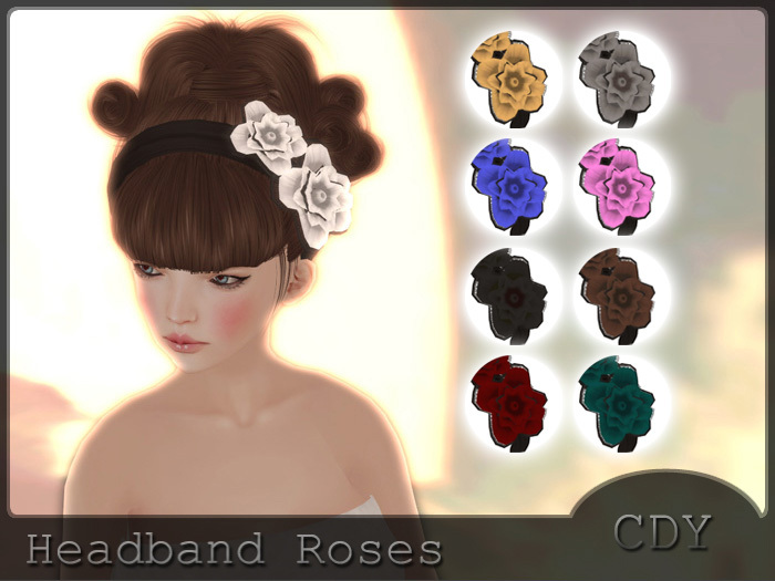 CDY [Headband] Roses color change