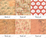 Floral vintage textures distressed grunge key a
