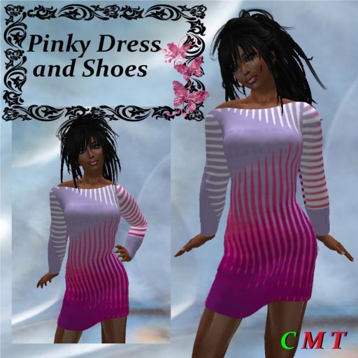 Pinky Graphyc Mini Slim Dress