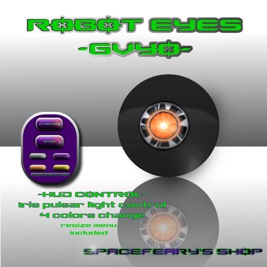 ROBOT EYES -GVYO- PULSAR LIGHT *BOX*