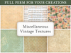 Vintage antique distressed second life texture pack full perm