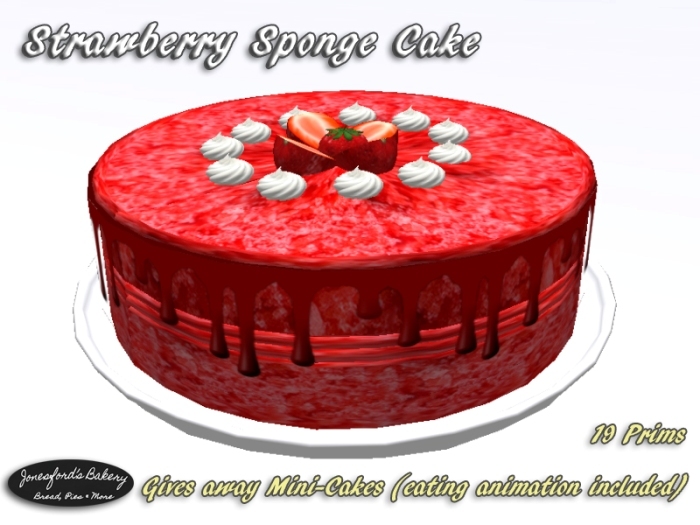 Strawberry Sponge Cake