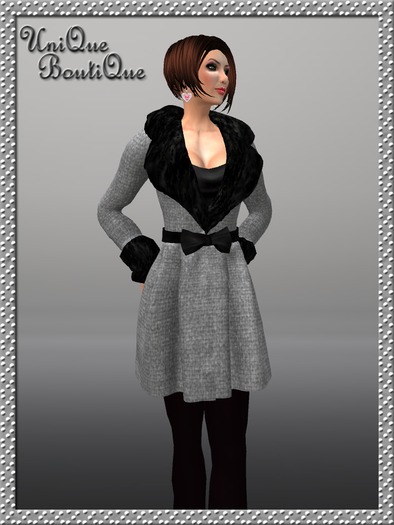*UniQue* Spring Light Grey MesH Coat