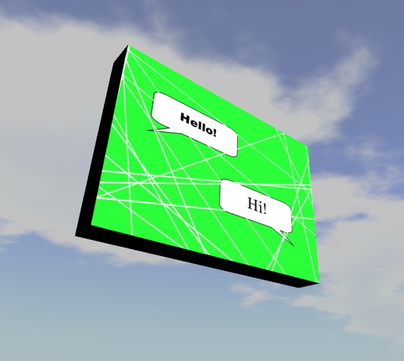 Speech in bubbles (10 basic phrases)