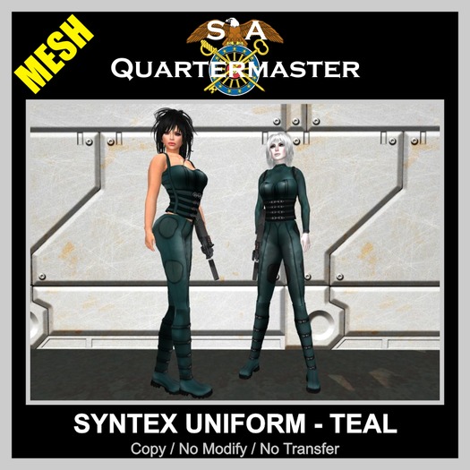 SAQ MESH SYNTEX UNIFORM - TEAL [BOXED]
