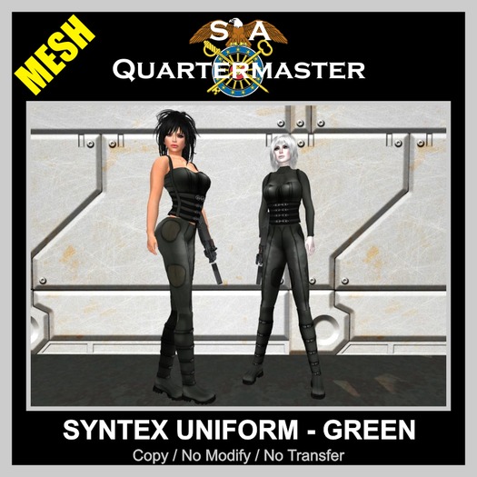 SAQ MESH SYNTEX UNIFORM - GREEN [BOXED]